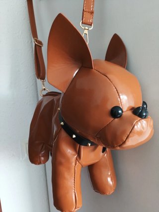 Bolso Perro Marrón  NUEVO