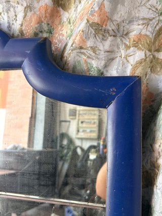 Gran Espejo de pared Azul