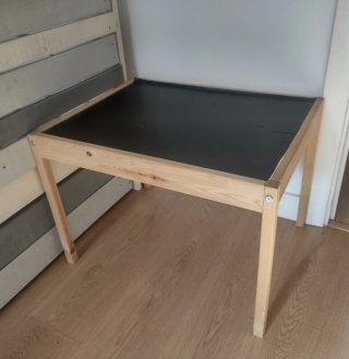 Cama casita nido 2 colchones y mesita