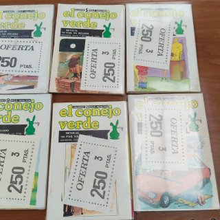 Lote de 33 comic el conejo verde nuevos