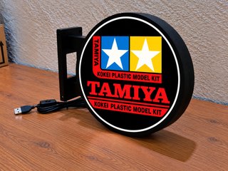 Cartel luminoso Tamiya Kokei Plastic Model Kit