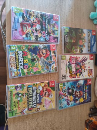 Carátulas Nintendo Switch (Mario, Minecraft, Just