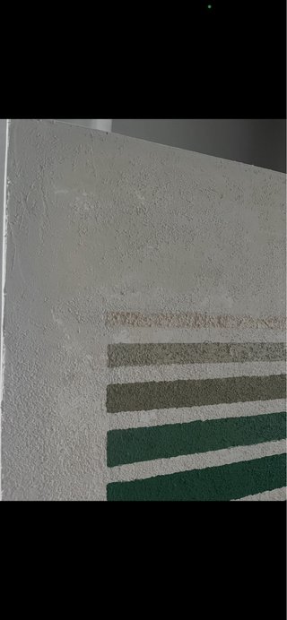 Quadro em acrílico e gesso