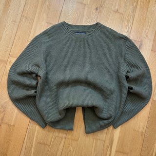 Jersey Marc O'Polo Verde Punto Grueso Vintage M