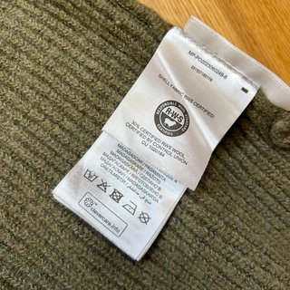 Jersey Marc O'Polo Verde Punto Grueso Vintage M
