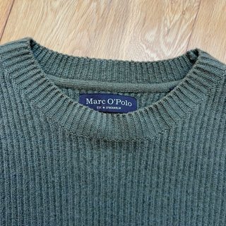 Jersey Marc O'Polo Verde Punto Grueso Vintage M