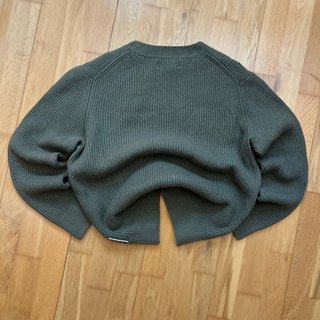 Jersey Marc O'Polo Verde Punto Grueso Vintage M