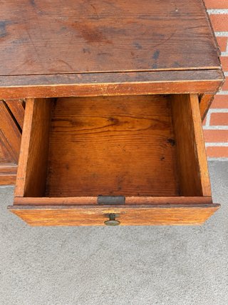 Alacena antigua madera maciza para restaurar