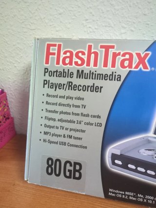 SmartDisk FlashTrax XT 80GB Reproductor Multimedia