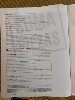 Geografía, 2 Bachillerato