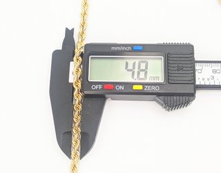 Cadena Salomónica Oro 18k 16.49g 60.5cm