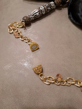 Collana con foulard