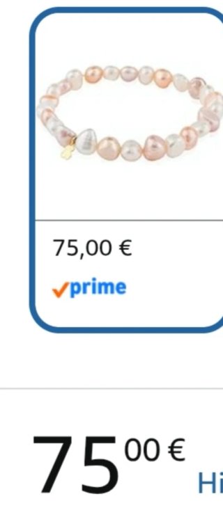 Pulsera Tous Oso Oro Rosa y Perlas