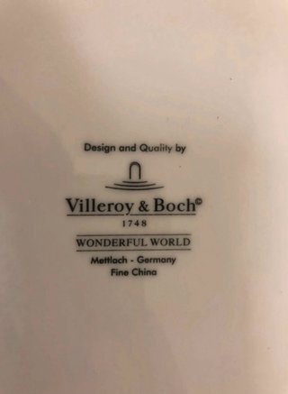 Piatto Villeroy & Boch 32 cm Porcellana Bianco