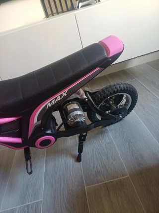 Moto Eléctrica Infantil Rosa