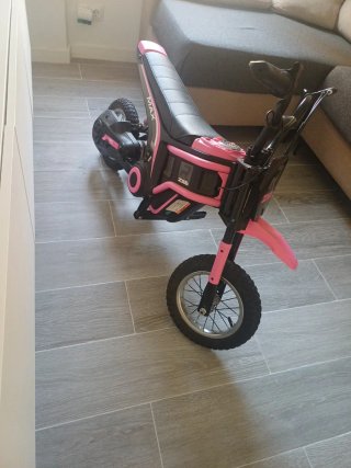 Moto Eléctrica Infantil Rosa