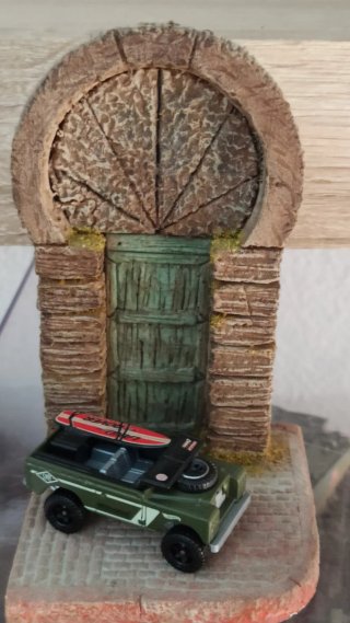 Peana/diorama para miniaturas