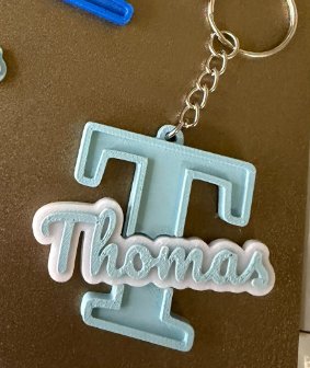 Porta-chaves personalizado letra N