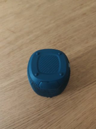 Altavoz azul portátil