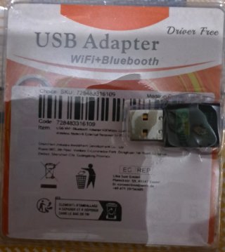 Adaptador USB WiFi+Bluetooth Driver Free