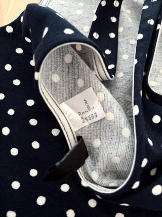 Vestido skater lunares S