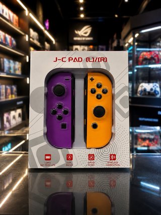 Coppia di Joycons per Nintendo Switch Viola Arancione Nuovi