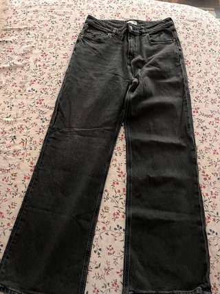 Vaqueros anchos H&M grises T42