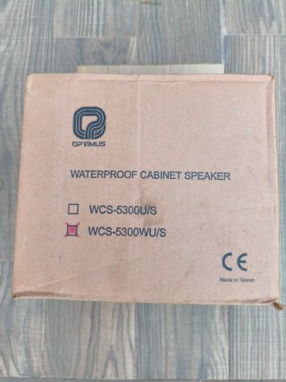 Altavoz Profesional Exterior Optimus WCS-5300WU/S