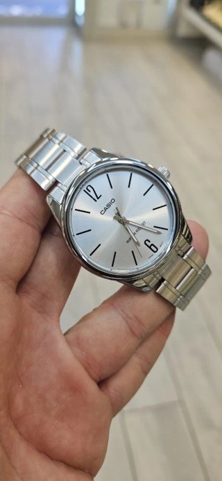 Orologio Casio Argento e Bianco
