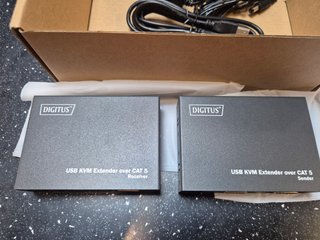 Extensor KVM Digitus DS-51201 Transmisor y Recepto