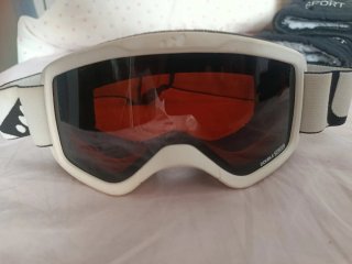 Gafas de nieve blancas WE