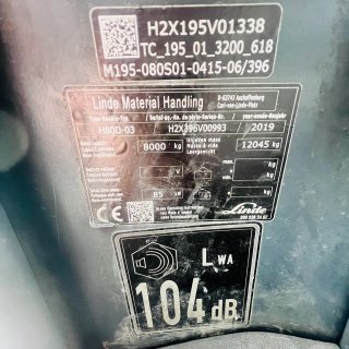 Carretilla elevadora Linde H 80 Diesel