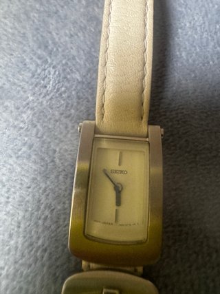 Reloj Seiko Acero Mujer Blanco