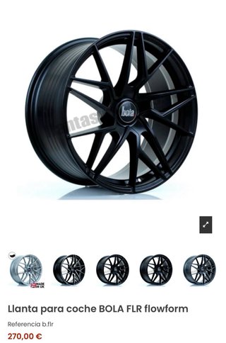 Llantas Bola Wheels 18" con Neumáticos Pirelli