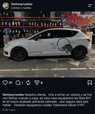 Llantas Bola Wheels 18" con Neumáticos Pirelli
