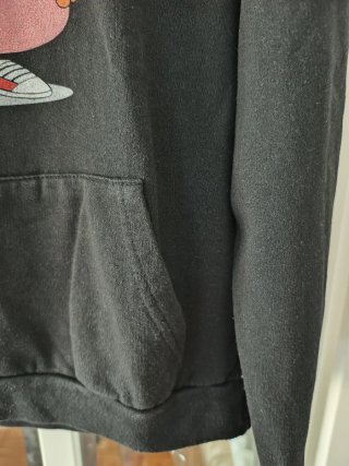 Sudadera Con Capucha HOYO! Caca Sonriente Negra