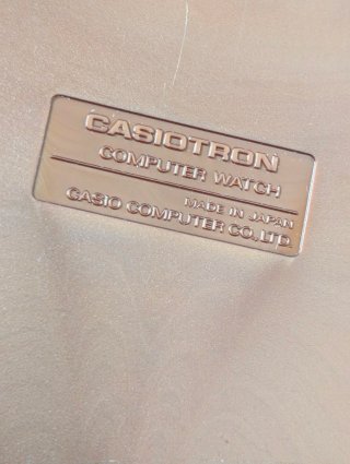 Caja original Casio Casiotron años 70 vintage