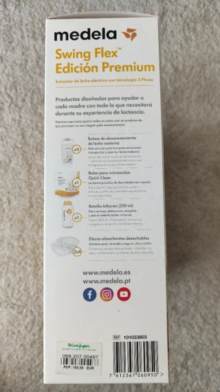 Sacaleches Medela Swing Flex Edición Premium