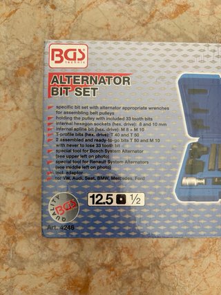 Kit Herramientas Alternador BGS 13 Piezas