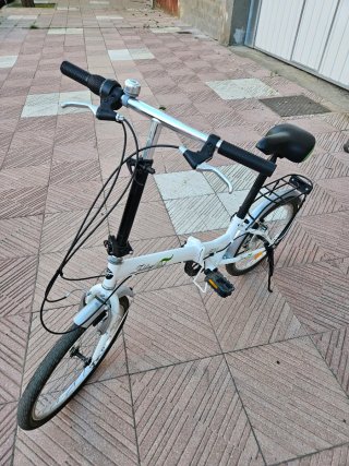 Bicicleta plegable blanca F20