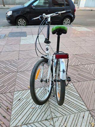 Bicicleta plegable blanca F20