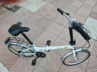 Bicicleta plegable blanca F20