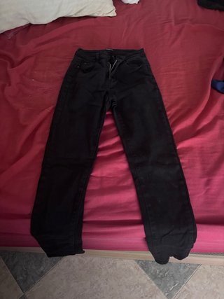 Pantalón vaquero negro, un solo uso
