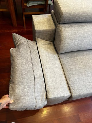 Sofá cama extensible con reposacabezas reclinable