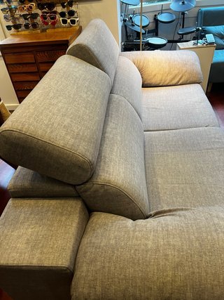 Sofá cama extensible con reposacabezas reclinable