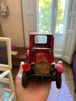 Encendedor Coche Antiguo Vintage Rojo