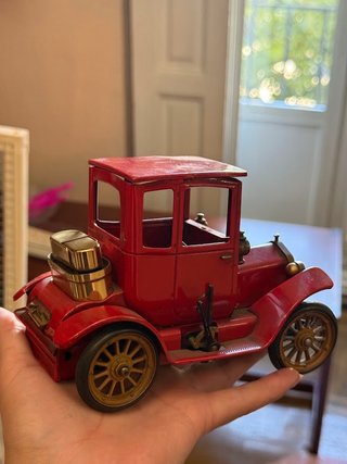Encendedor Coche Antiguo Vintage Rojo