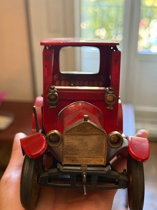 Encendedor Coche Antiguo Vintage Rojo