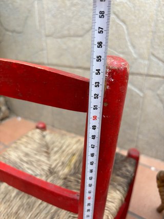 3 sillas para niños antiguas de Madera
