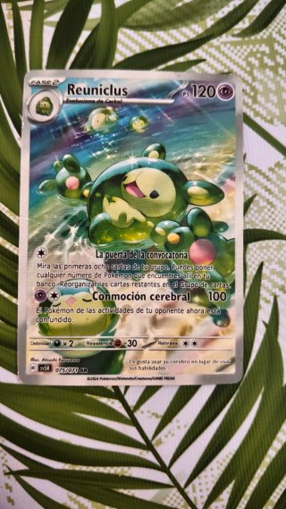 Carta Pokémon Reuniclus Fase 2 PS 120